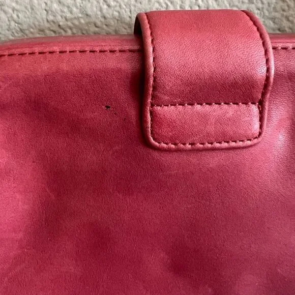 Perry Ellis Portfolio Leather Crossbody Purse - Picture 9 of 14